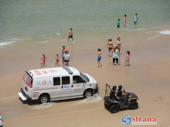 На пляжах Нетании и Кирьят-Яма произошли несчастные случаи
