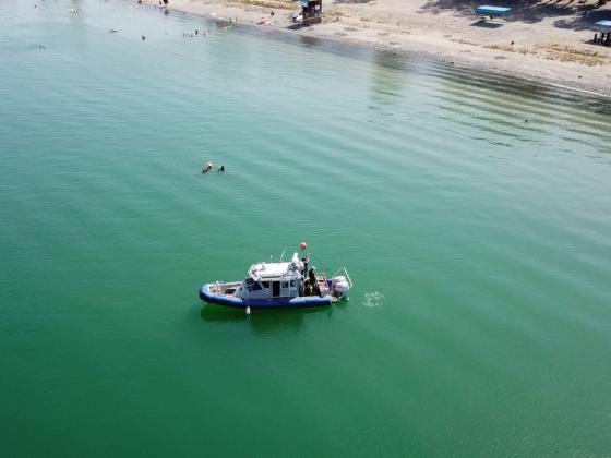 Морская полиция Кинерета провела операцию по спасению рыбака