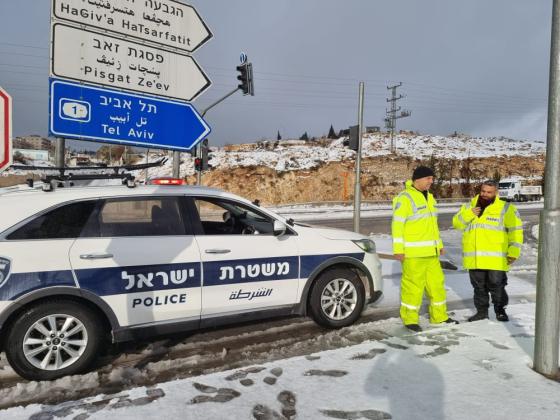 Из-за непогоды полиция перекрыла трассы на севере Израиля