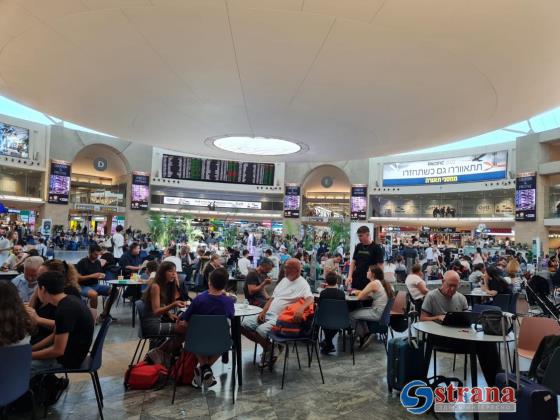 Сегодня через аэропорт «Бен Гурион» проследует рекордное с начала войны число пассажиров