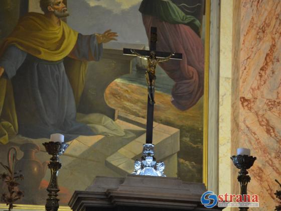 Вандалы украли крест с алтаря, принадлежащего к территории церкви Умножения хлебов и рыб