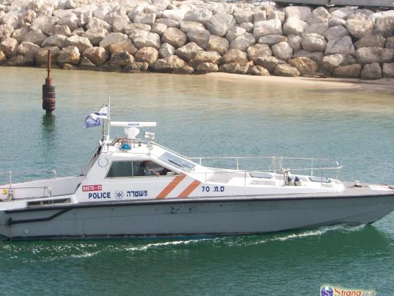 Морская полиция эвакуировала пострадавших с загоревшейся яхты в море у Ашкелона