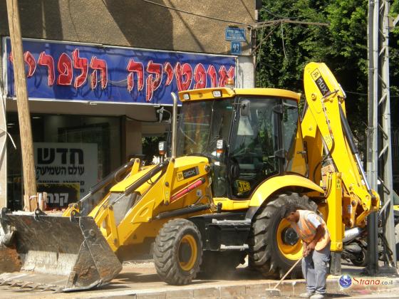 В Рамат Ишай при помощи трактора ограблен банк