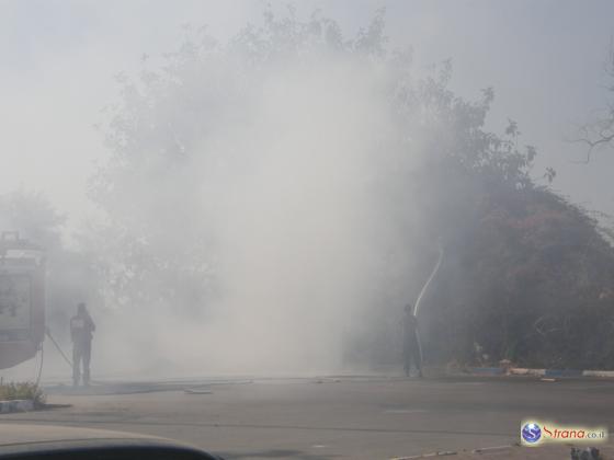 Пожар возле военной базы  «Офрит»: семеро военнослужащих отравились угарным газом