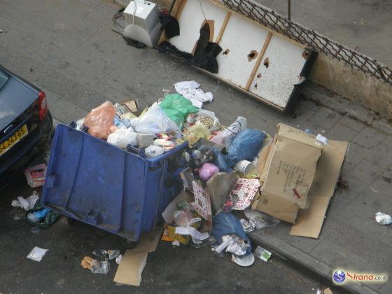 Из-за спора мэрии с минфином Иерусалим оказался завален мусором