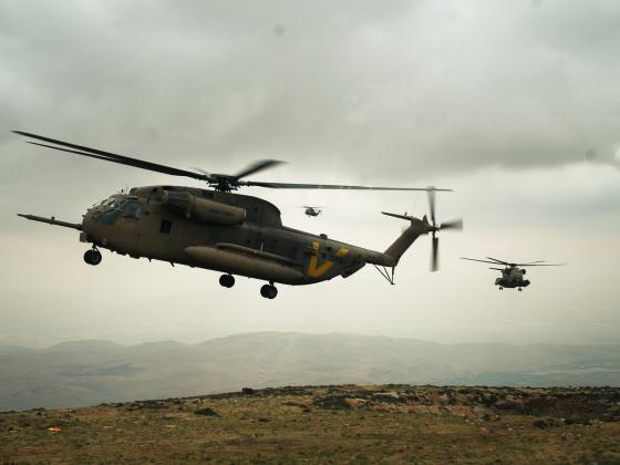 Вертолет ЦАХАЛа, участвовавший в военных учениях, совершил аварийную посадку