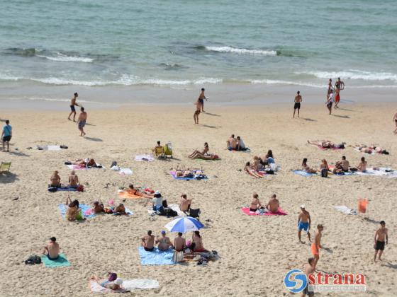 «Проголосовали ногами»: в субботу тысячи израильтян пришли на пляжи