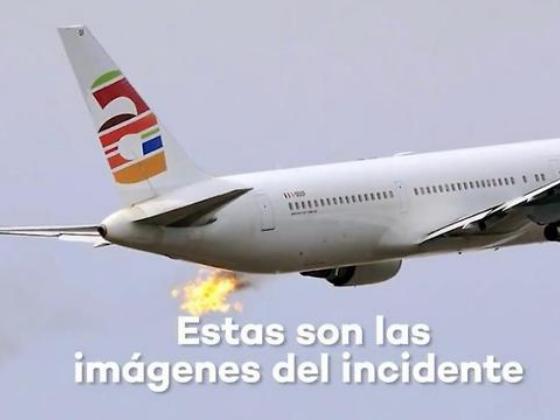 Двести израильских туристов спаслись из горящего самолета