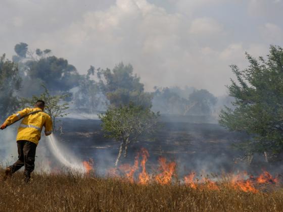 Пожарная служба подтвердила: пожары на границе с Газой были результатом «огненного террора»