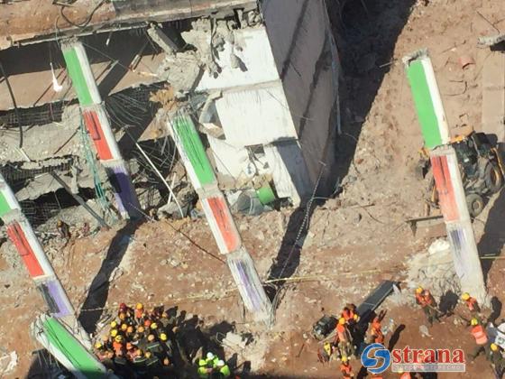 В северном Тель-Авиве рухнуло здание, есть жертвы (ФОТО)