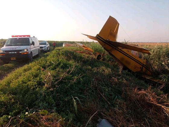 На севере Израиля упал самолет сельскохозяйственной авиации