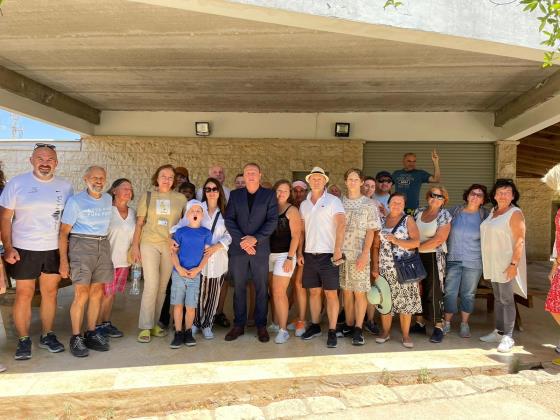 Константин Развозов встретил группу новых репатриантов, которые совершали бесплатную экскурсию по северу Израиля 