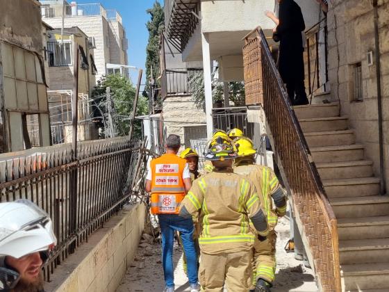 В Иерусалиме частично обрушилось ремонтируемое здание