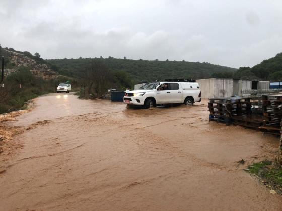 В региональном совете Беэр-Тувья паводок повредил 150 зданий и фермерских хозяйств