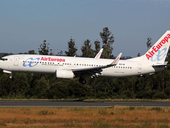Air Europa возобновляет полеты из Израиля в Испанию