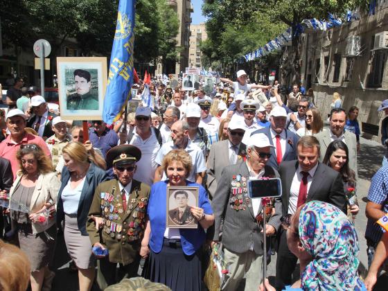 Фоторепортаж: в Иерусалиме прошел Прад Победы