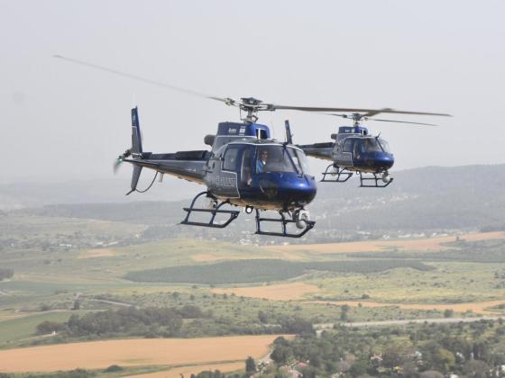 Полиция с помощью вертолета нашла заблудившегося возле Иерусалима иностранца с детьми