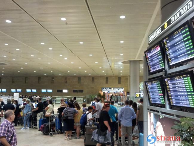 Аэропорт «Бен-Гурион» обслужит в среду почти 50 тысяч пассажиров
