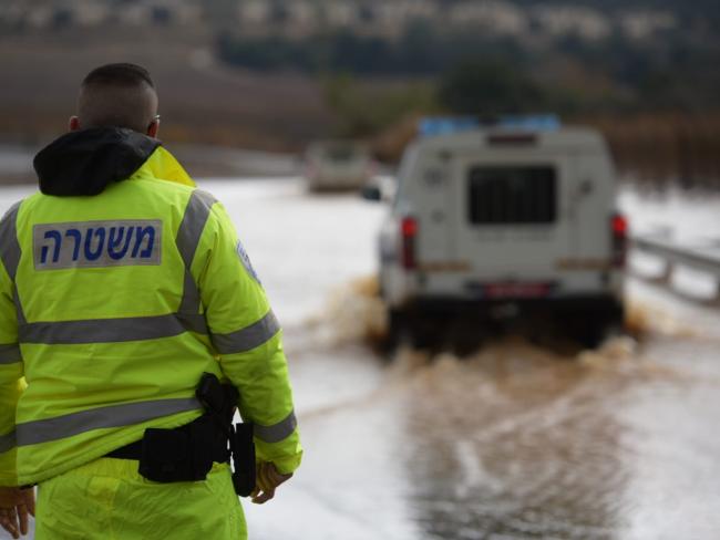 Полиция предупреждает об ожидаемых затоплениях и перекрытиях дорог в Израиле