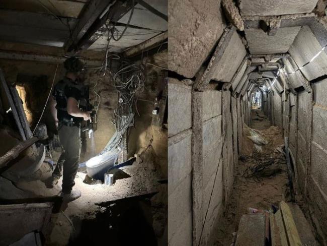 ЦАХАЛ показал систему туннелей, где террористы прятали останки Адара Гольдина