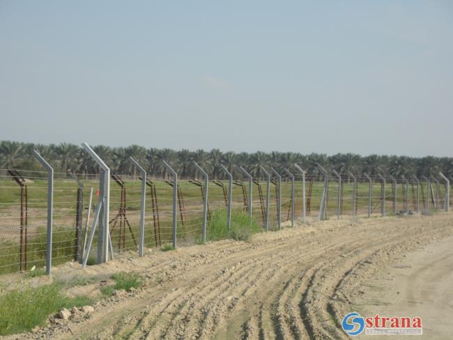 Министерство обороны Израиля приступило к возведению защитного забора на границе с Иорданией