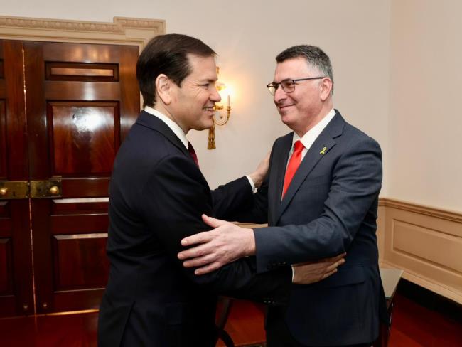 Министр иностранных дел Гидеон Саар встретился с госсекретарем США Марко Рубио