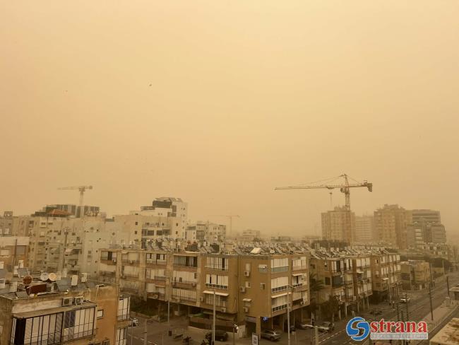Песах под пылью из Африки: ожидается высокий уровень загрязнения воздуха