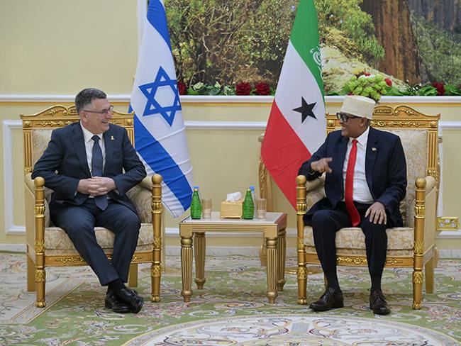 Гидеон Саар встретился с президентом Сомалиленда: «Израиль сам решает, кого признавать»