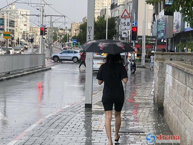 Прогноз погоды в Израиле на 22 марта: прохладно, дожди, снегопад на Хермоне