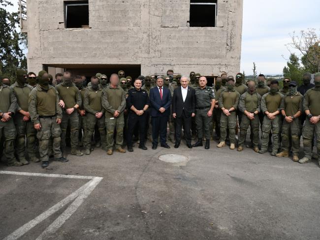 Биньямин Нетаниягу посетил спецподразделение пограничной полиции ЯМАМ