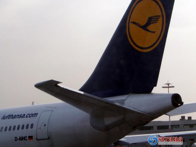 Самолет Lufthansa не долетел до Израиля