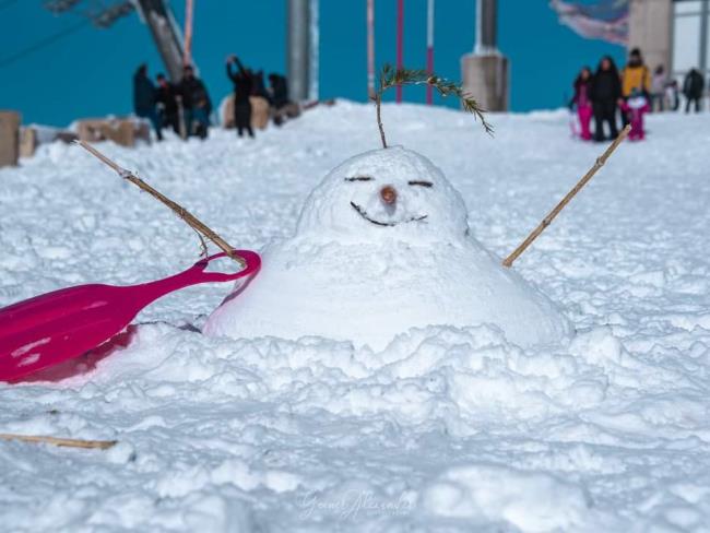На Хермоне намело 5 см снега, вход на гору бесплатный