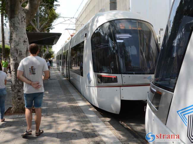 Тель-авивский трамвай не работает из-за сбоя в системе энергоснабжения