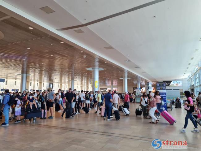 Во время праздников через аэропорт «Бен-Гурион» пройдут более 4,9 миллиона пассажиров