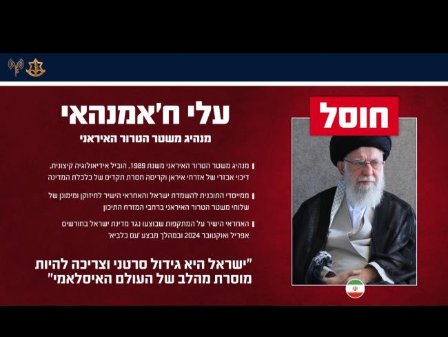 ЦАХАЛ опубликовал подтверждение ликвидации Али Хаменеи