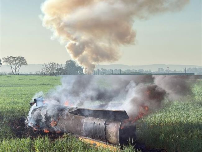 Пожарная охрана: дым от горящих обломков ракет ядовит, не приближайтесь к ним