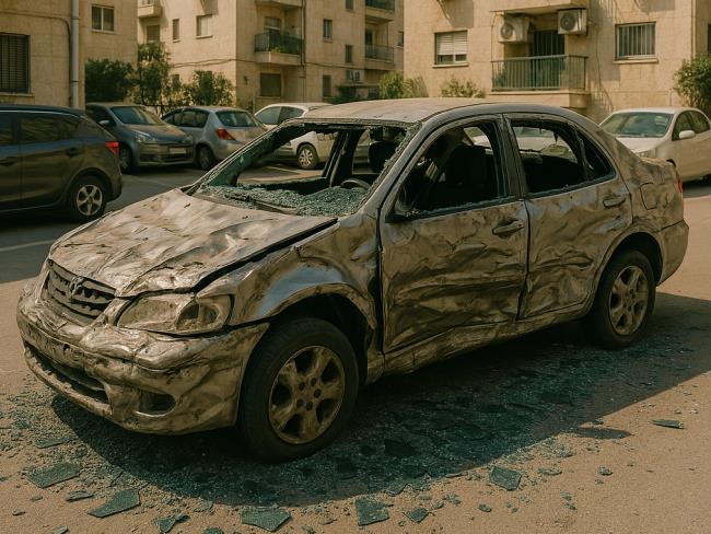 Отец и сын из Петах-Тиквы попытались убить собаку соседки. Разъяренные горожане разбили им авто
