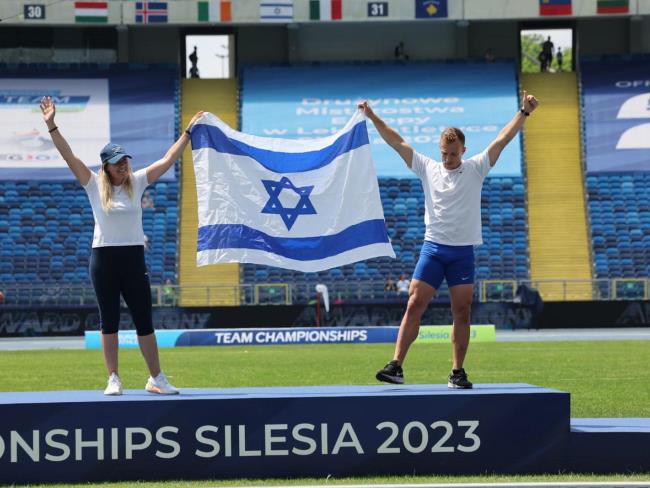 Европейские игры. Легкая атлетика. Сборная Израиля заняла третье место в третьем дивизионе и поднялась во второй