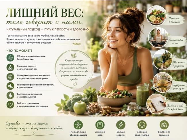 Лишний вес: почему диеты не работают, а организм продолжает набирать килограммы?