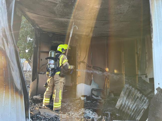 В Цфате загорелся «караван»: один мужчина погиб, другой госпитализирован в тяжелом состоянии