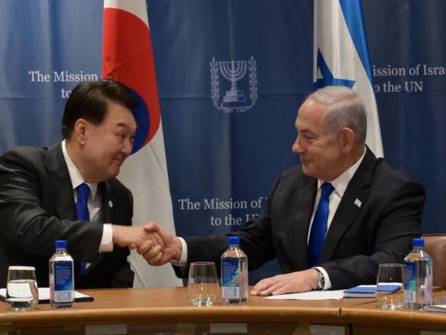 Биньямин Нетаниягу встретился с президентом Южной Кореи Юн Сок Ёлем