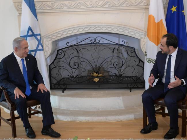 Премьер-министр Биньямин Нетаниягу встретился с президентом Кипра Никосом Христодулидисом