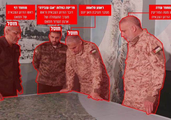 Слева направо: Дейф, Абу-Убейда, Саламе, Оде